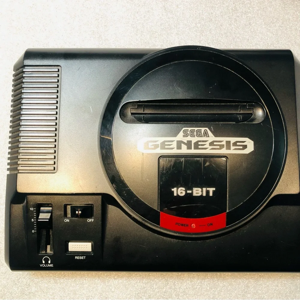 SEGA Genesis MK-1601 16-Bit Home Console Bundle w/ Controller & OEM Cable 1 game